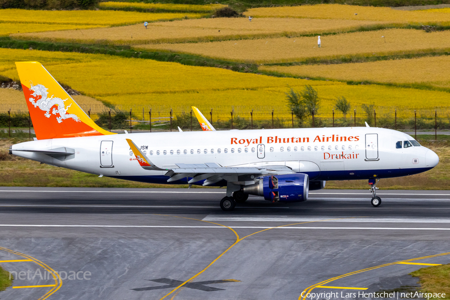Druk Air Airbus A319-115 (A5-JSW) | Photo 650226