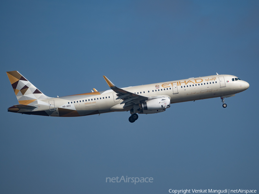 Etihad Airways Airbus A321-231 (A6-AEG) | Photo 149054