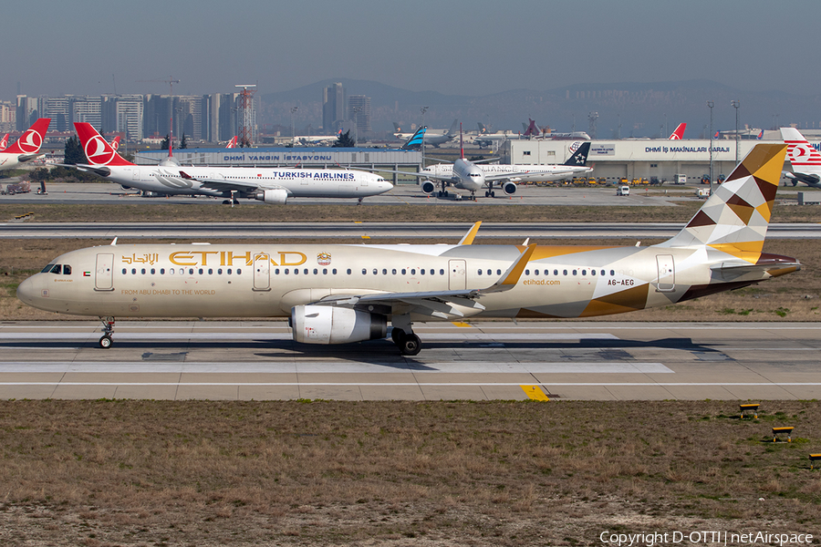 Etihad Airways Airbus A321-231 (A6-AEG) | Photo 310812