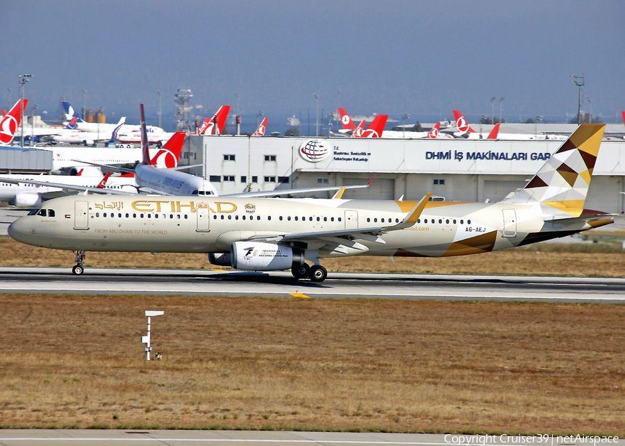 Etihad Airways Airbus A321-231 (A6-AEJ) | Photo 194563