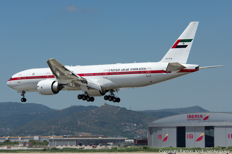 United Arab Emirates Government (Abu Dhabi) Boeing 777-2AN(ER) (A6-ALN) | Photo 177650