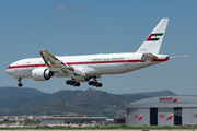 United Arab Emirates Government (Abu Dhabi) Boeing 777-2AN(ER) (A6-ALN) at  Barcelona - El Prat, Spain