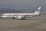 United Arab Emirates Government (Abu Dhabi) Boeing 777-2AN(ER) (A6-ALN) at  Zurich - Kloten, Switzerland