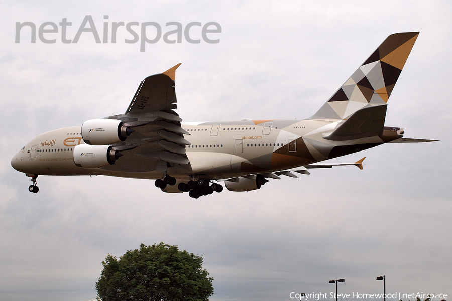 Etihad Airways Airbus A380-861 (A6-APB) | Photo 100960