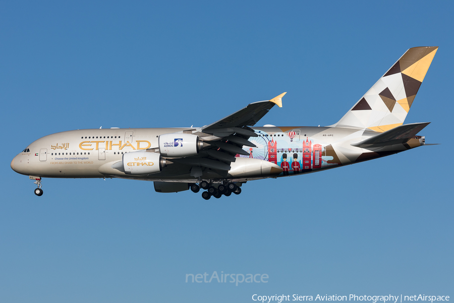 Etihad Airways Airbus A380-861 (A6-APC) | Photo 370286
