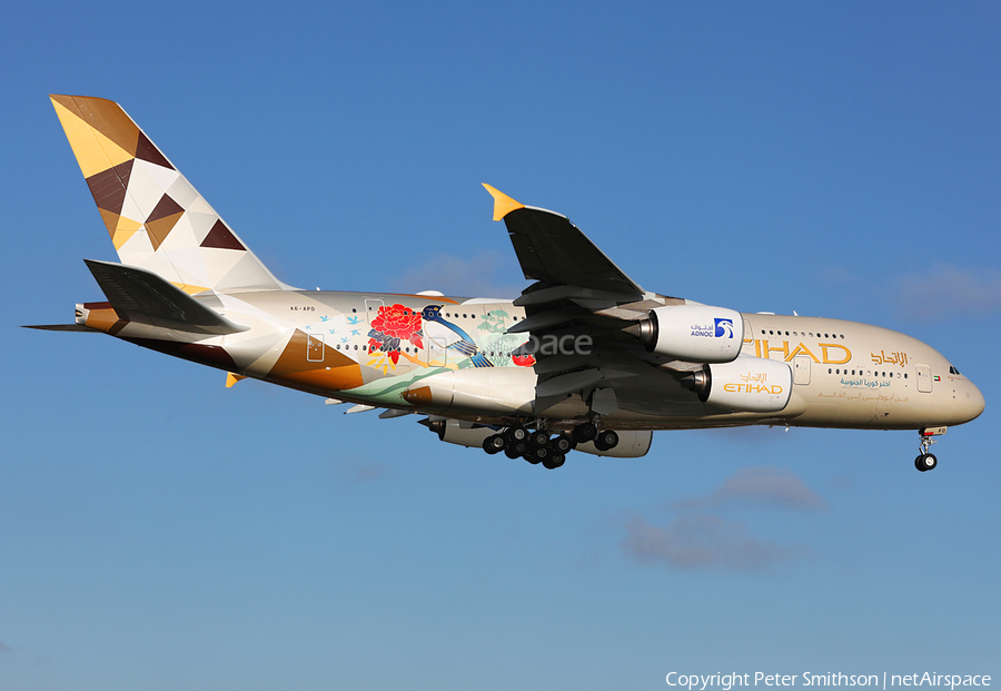 Etihad Airways Airbus A380-861 (A6-APD) | Photo 375136