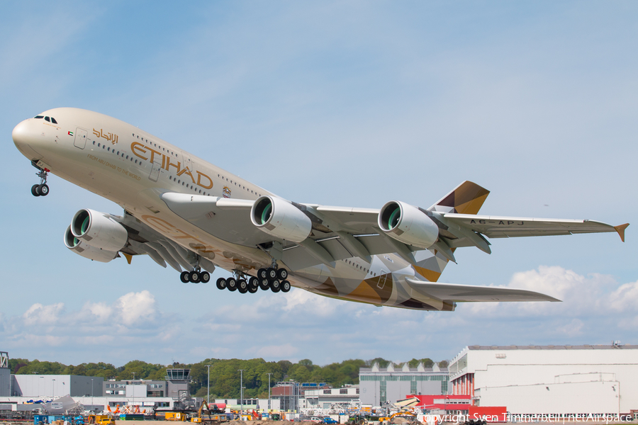 Etihad Airways Airbus A380-861 (A6-APJ) | Photo 163058