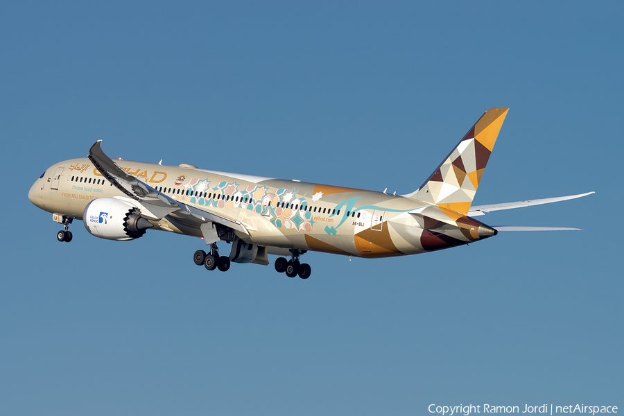 Etihad Airways Boeing 787-9 Dreamliner (A6-BLI) | Photo 367545