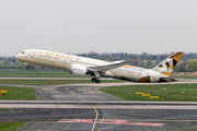 Etihad Airways Boeing 787-9 Dreamliner (A6-BLK) at  Dusseldorf - International, Germany