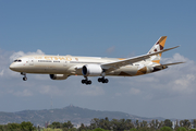 Etihad Airways Boeing 787-9 Dreamliner (A6-BLQ) at  Barcelona - El Prat, Spain