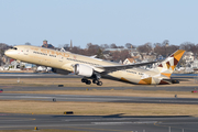 Etihad Airways Boeing 787-9 Dreamliner (A6-BLQ) at  Boston - Logan International, United States