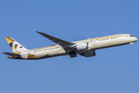 Etihad Airways Boeing 787-10 Dreamliner (A6-BMI) at  Frankfurt am Main, Germany