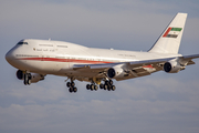 United Arab Emirates Government (Dubai) Boeing 747-433(M) (A6-COM) at  Gran Canaria, Spain