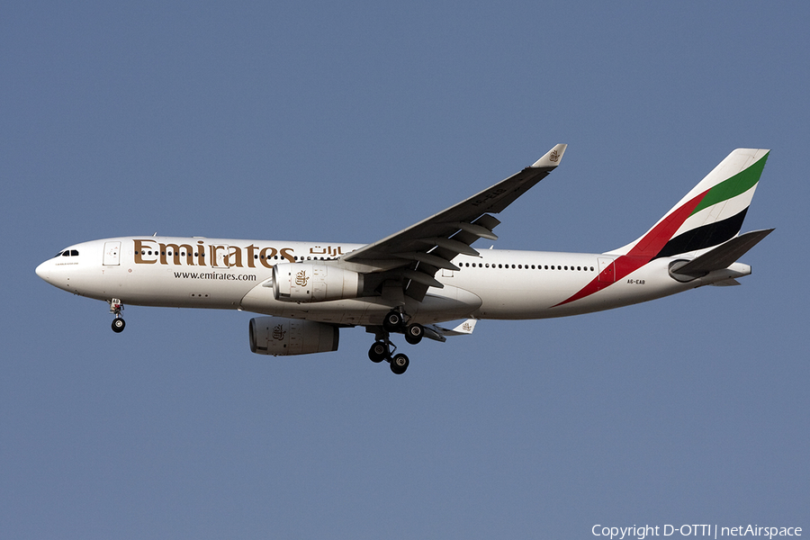 Emirates Airbus A330-243 (A6-EAB) | Photo 285787