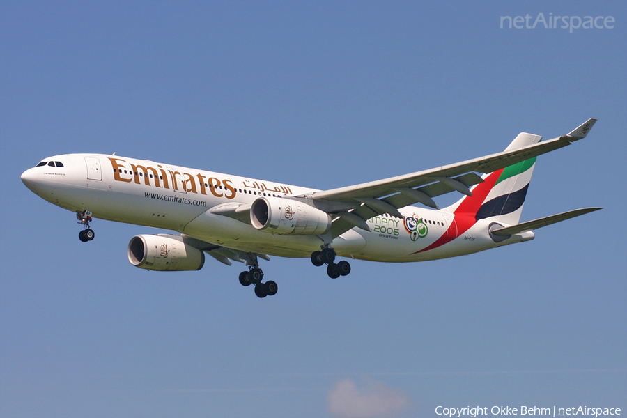 Emirates Airbus A330-243 (A6-EAF) | Photo 38522