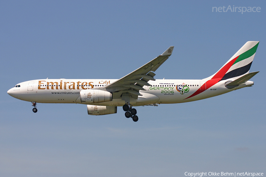 Emirates Airbus A330-243 (A6-EAF) | Photo 49920