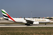 Emirates Airbus A330-243 (A6-EAF) at  Luqa - Malta International, Malta