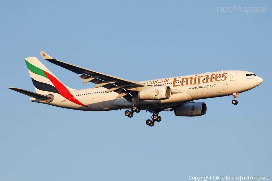 Emirates Airbus A330-243 (A6-EAH) | Photo 42011