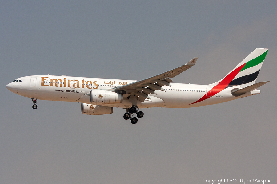 Emirates Airbus A330-243 (A6-EAO) | Photo 285482