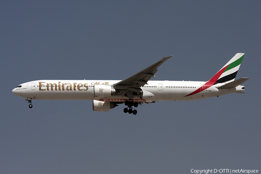 Emirates Boeing 777-31H(ER) (A6-EBA) | Photo 285718