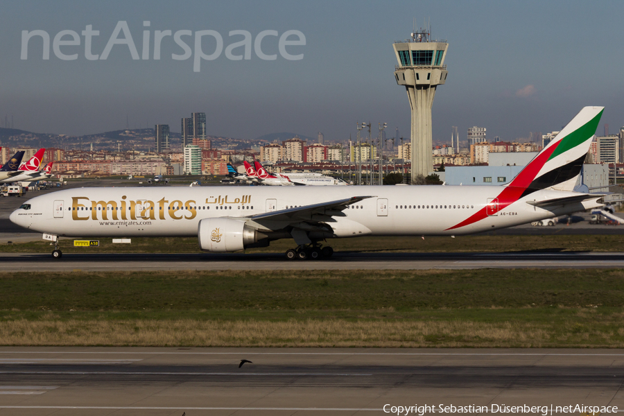 Emirates Boeing 777-31H(ER) (A6-EBA) | Photo 116816