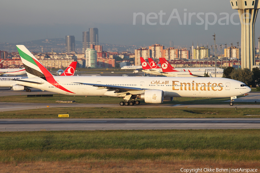 Emirates Boeing 777-31H(ER) (A6-EBA) | Photo 72241