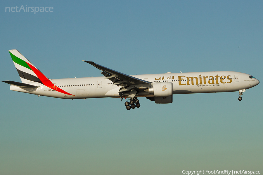 Emirates Boeing 777-36N(ER) (A6-EBC) | Photo 227484