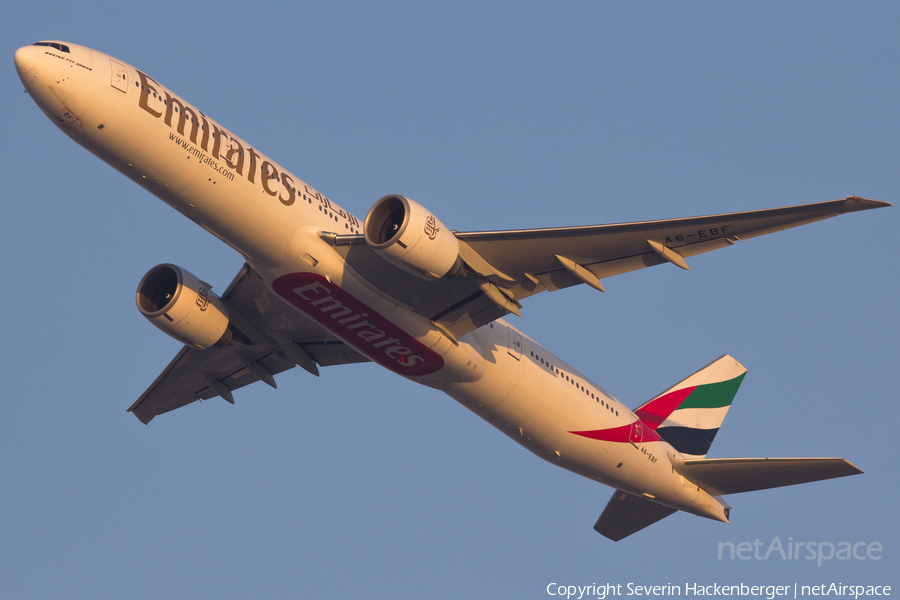 Emirates Boeing 777-31H(ER) (A6-EBF) | Photo 198917