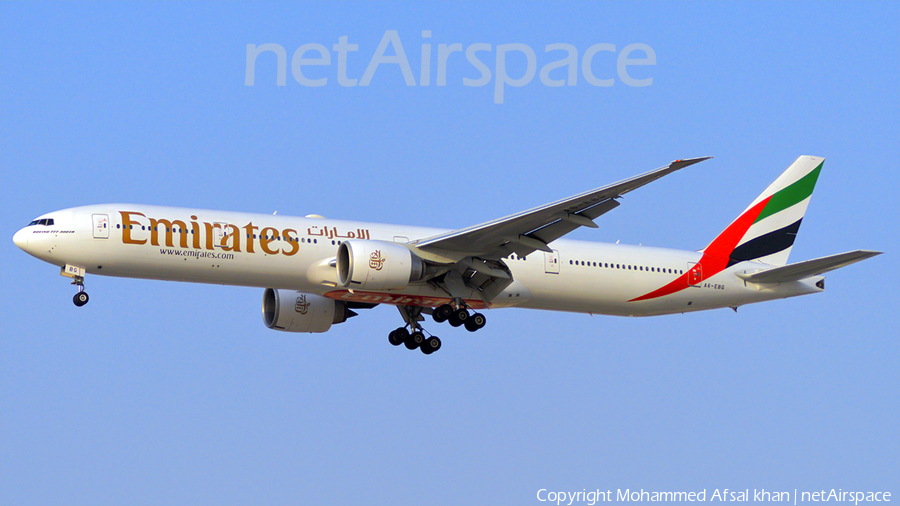Emirates Boeing 777-36N(ER) (A6-EBG) | Photo 217385