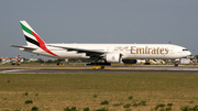 Emirates Boeing 777-36N(ER) (A6-EBI) at  Lisbon - Portela, Portugal