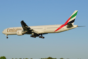 Emirates Boeing 777-31H(ER) (A6-EBM) at  Hamburg - Fuhlsbuettel (Helmut Schmidt), Germany