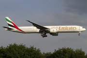 Emirates Boeing 777-31H(ER) (A6-EBR) at  Hamburg - Fuhlsbuettel (Helmut Schmidt), Germany