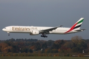 Emirates Boeing 777-31H(ER) (A6-EBS) at  Hamburg - Fuhlsbuettel (Helmut Schmidt), Germany