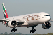 Emirates Boeing 777-31H(ER) (A6-EBT) at  Manchester - International (Ringway), United Kingdom