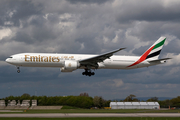 Emirates Boeing 777-31H(ER) (A6-EBV) at  Manchester - International (Ringway), United Kingdom