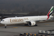Emirates Boeing 777-31H(ER) (A6-EBW) at  Zurich - Kloten, Switzerland