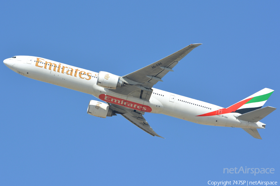 Emirates Boeing 777-31H(ER) (A6-EBX) | Photo 90520