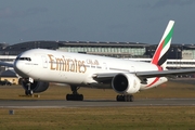 Emirates Boeing 777-31H(ER) (A6-EBX) at  Hamburg - Fuhlsbuettel (Helmut Schmidt), Germany