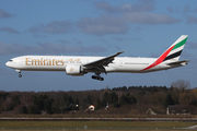 Emirates Boeing 777-31H(ER) (A6-EBX) at  Hamburg - Fuhlsbuettel (Helmut Schmidt), Germany