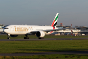 Emirates Boeing 777-31H(ER) (A6-EBY) at  Hamburg - Fuhlsbuettel (Helmut Schmidt), Germany