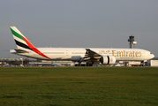 Emirates Boeing 777-31H(ER) (A6-ECJ) at  Dusseldorf - International, Germany