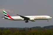 Emirates Boeing 777-31H(ER) (A6-ECR) at  Zurich - Kloten, Switzerland