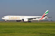 Emirates Boeing 777-31H(ER) (A6-ECU) at  Amsterdam - Schiphol, Netherlands