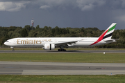 Emirates Boeing 777-31H(ER) (A6-ECX) at  Hamburg - Fuhlsbuettel (Helmut Schmidt), Germany