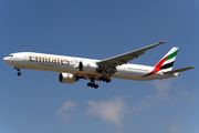 Emirates Boeing 777-31H(ER) (A6-ECZ) at  Barcelona - El Prat, Spain