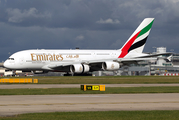 Emirates Airbus A380-861 (A6-EDA) at  Manchester - International (Ringway), United Kingdom