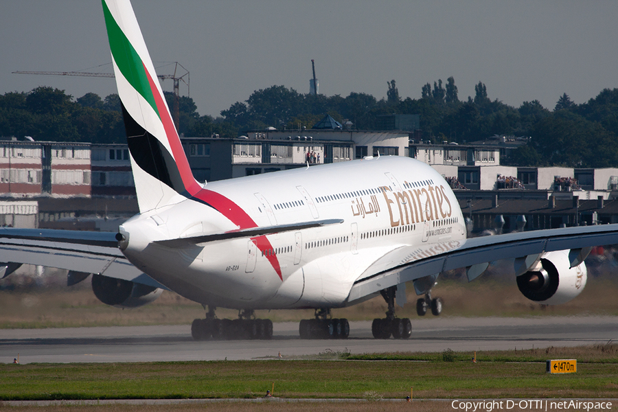 Emirates Airbus A380-861 (A6-EDA) | Photo 267624