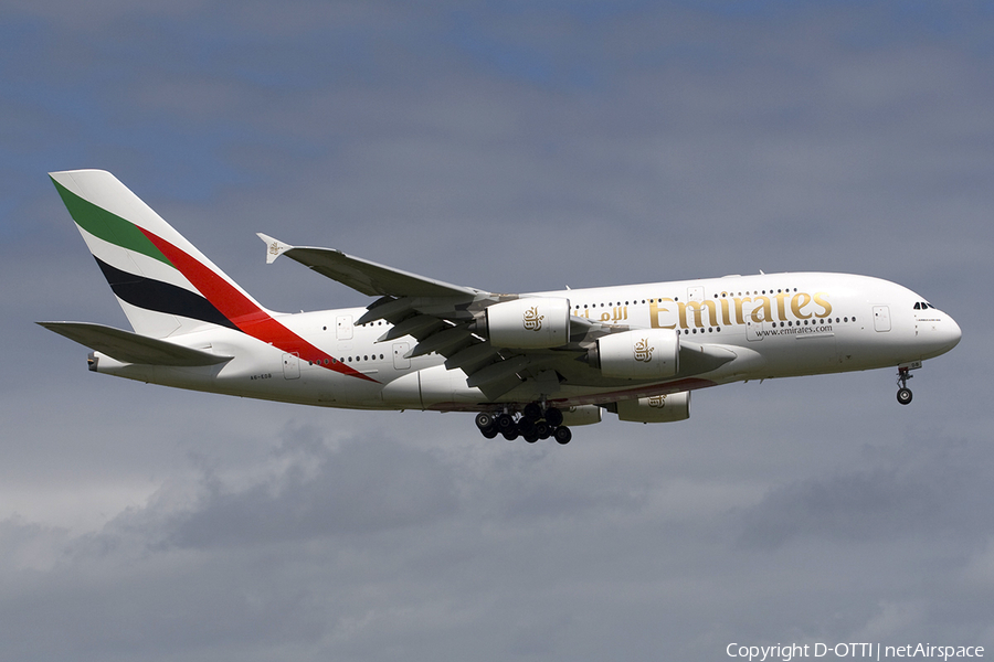 Emirates Airbus A380-861 (A6-EDB) | Photo 284031