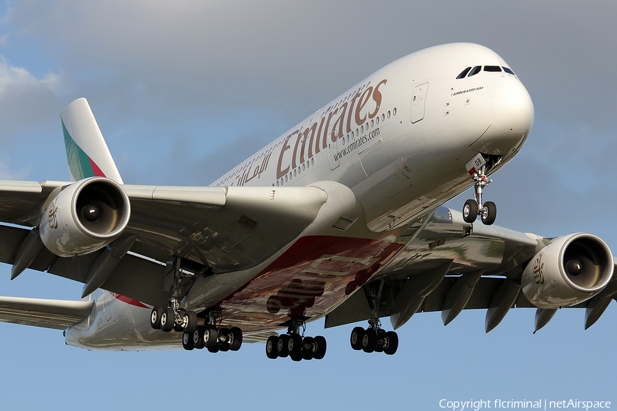 Emirates Airbus A380-861 (A6-EDB) | Photo 7382