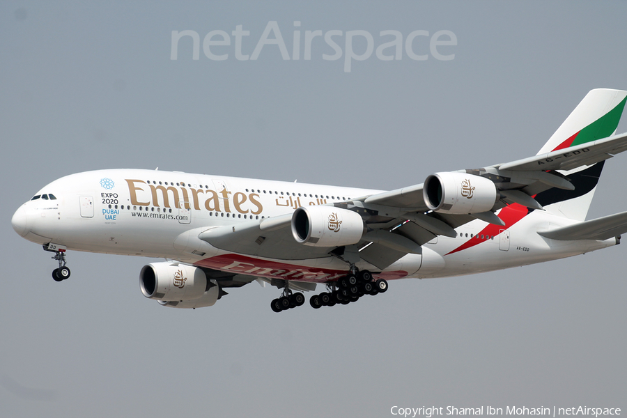 Emirates Airbus A380-861 (A6-EDD) | Photo 85178